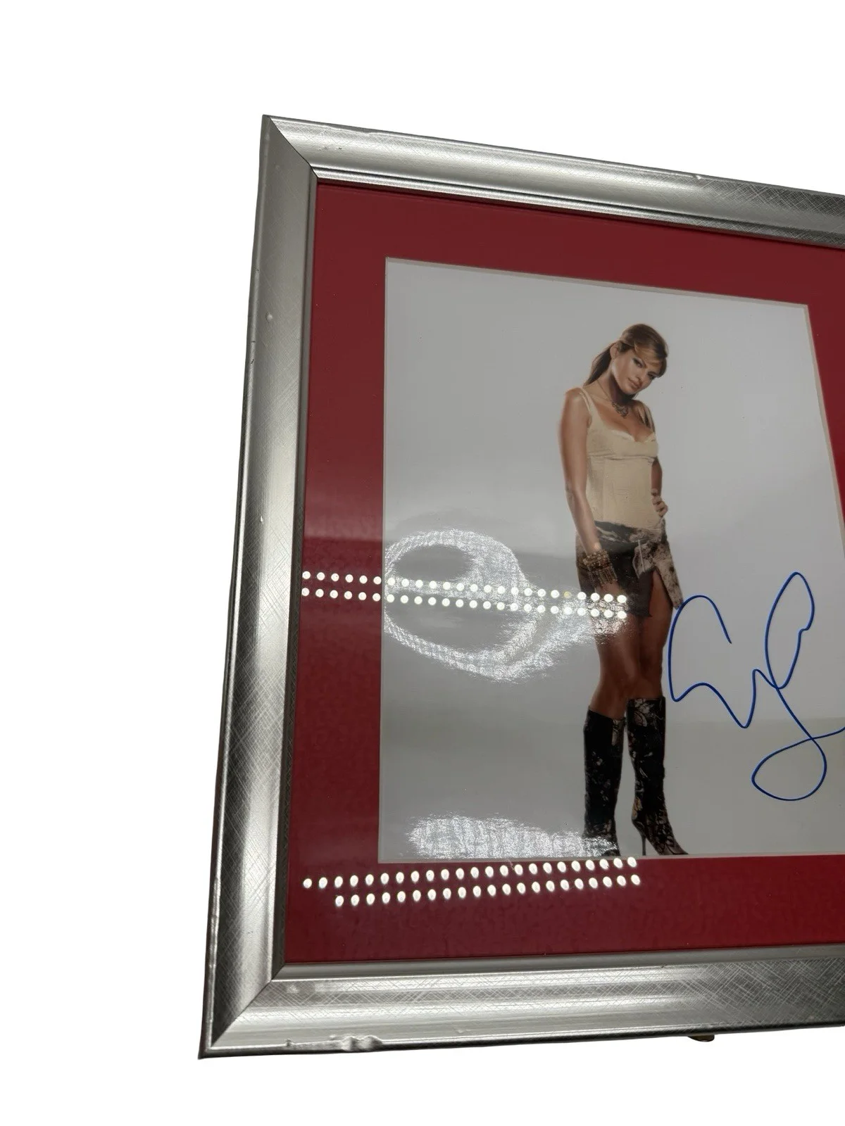Eva Mendes Signed Framed Autograph, image 2