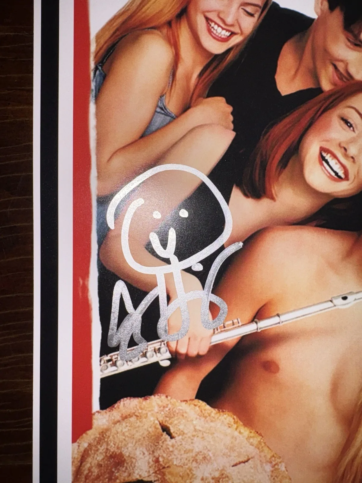 American Pie 11 x 17 Movie Poster Signed / Autographed by Alyson Hannigan COA, изображение 2