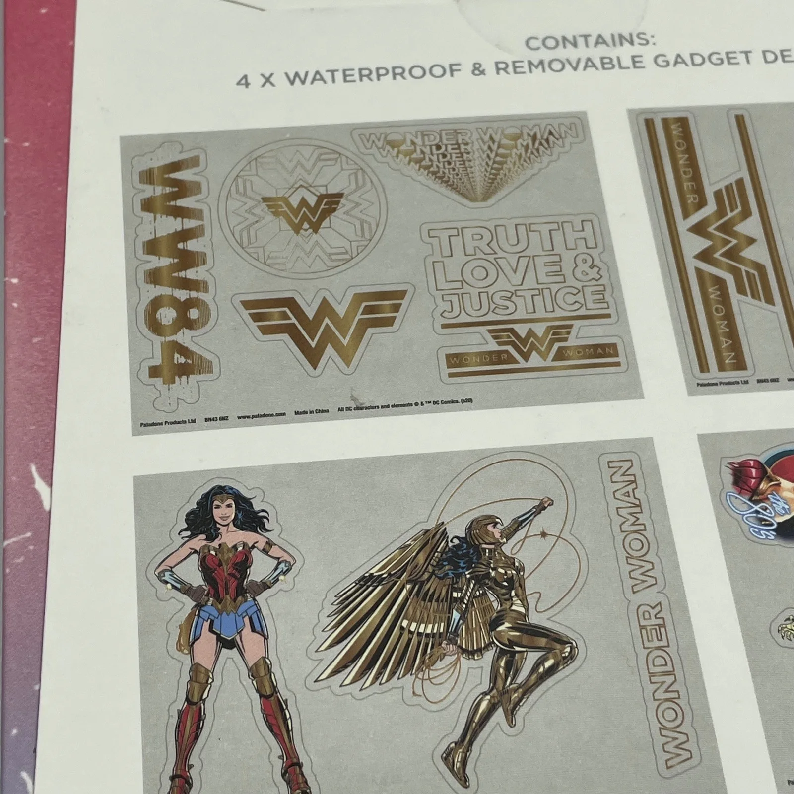 20 x Wonder Woman WW84 • Gadget Decals • Vinyl Stickers • New, изображение 3