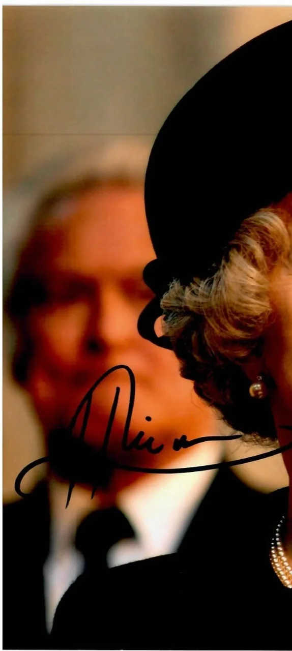 Helen Mirren — Helen Mirren As Queen Elizabeth Movie Actress Signed 8 x 10 Photo TTM COA, изображение 2