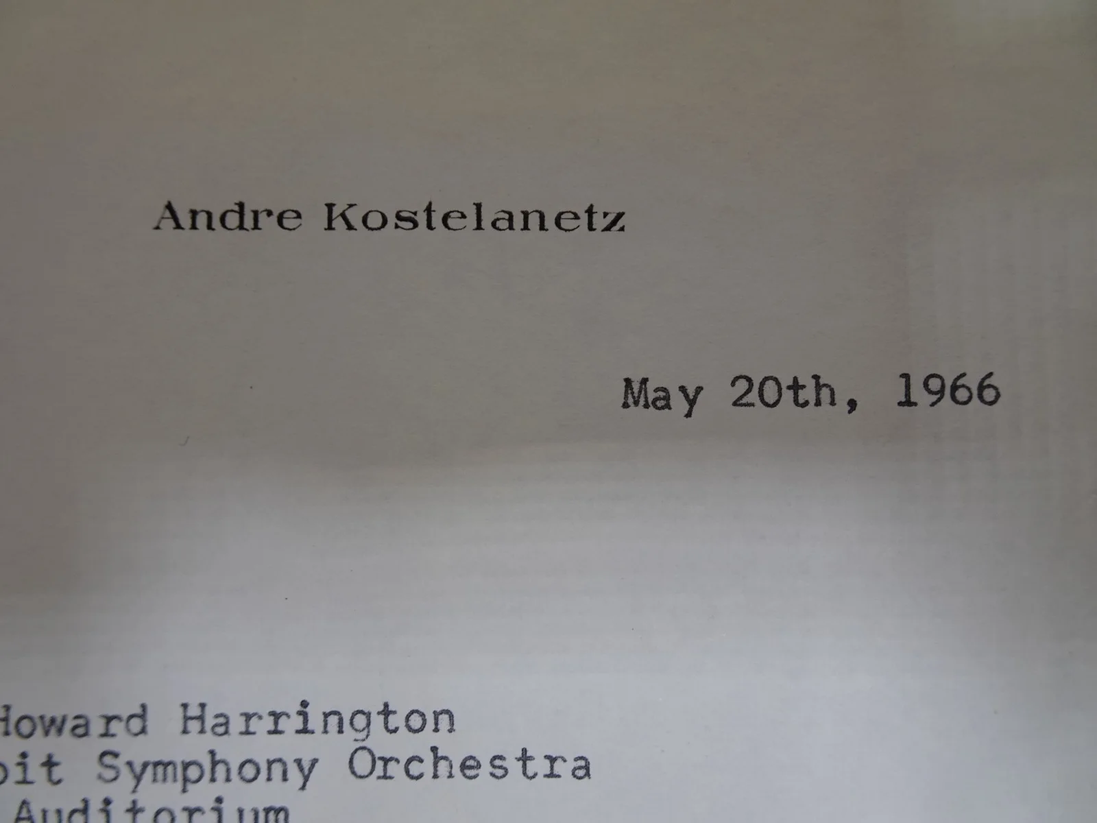 Andre Kostelanetz — Andre Kostelanetz Russian American Composer Autograph Letter to Symphony Manager, image 2