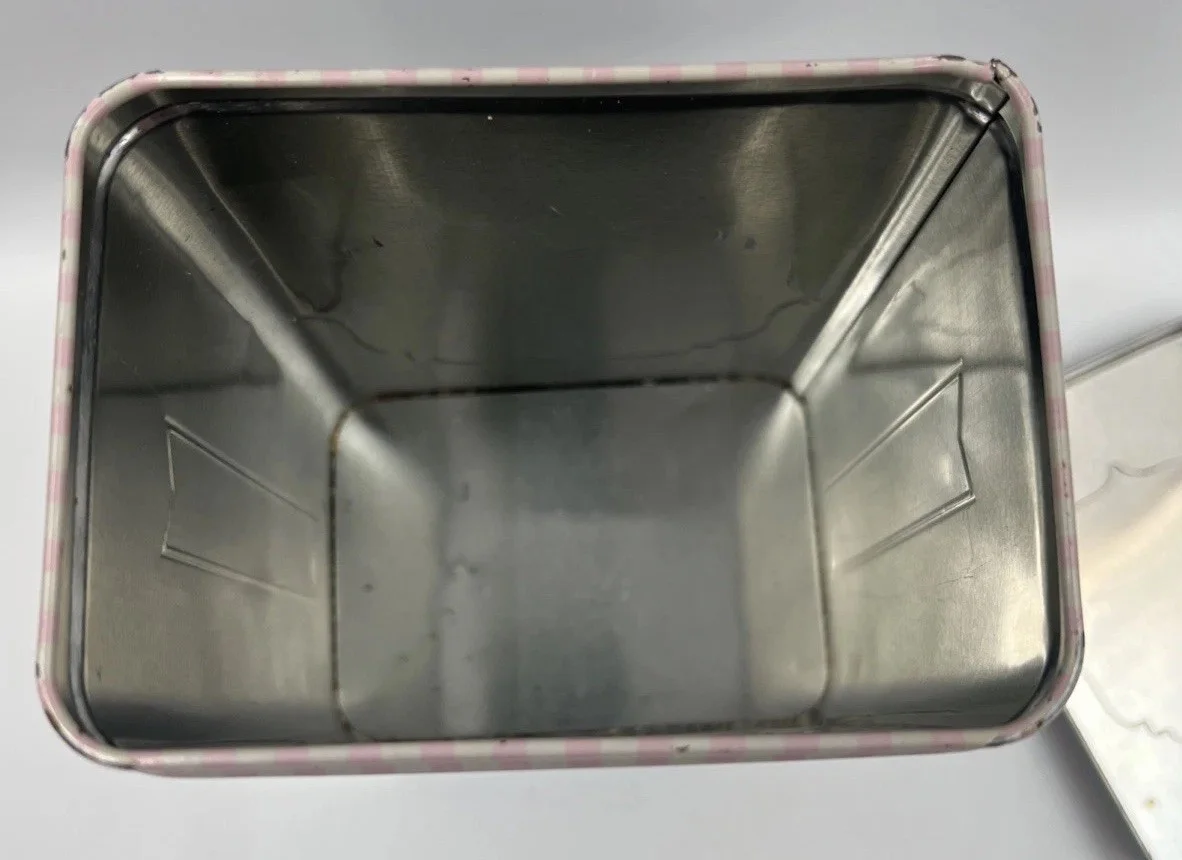 Retro Style Metal Tin - Candy Shop H 18cm W 13cm D 9cm Pink Blue White, изображение 4