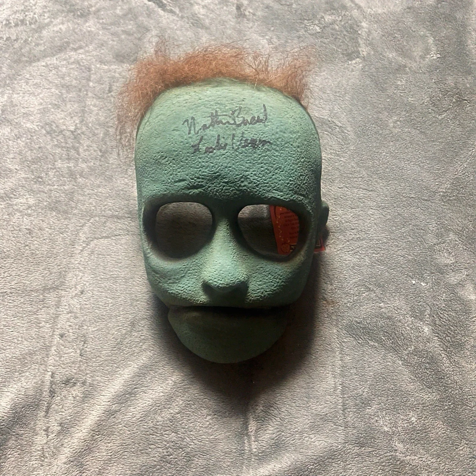 Nathan Baesel — Nathan Basel Signed Autograph Behind the Mask Rise of Leslie Vernon Mask JSA