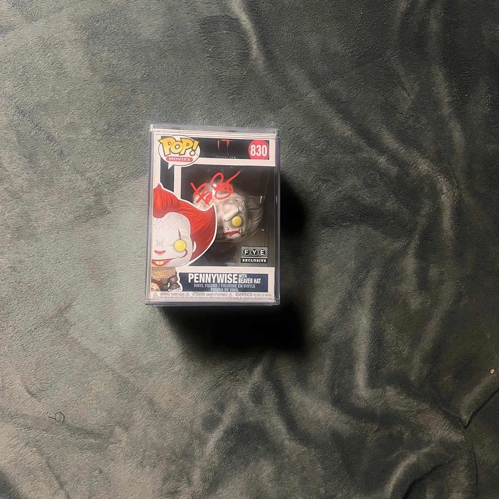 Bill Skarsgard — Bill Skarsgard autographed Pennywise Funko Pop #830 Signed Celebrity Authentics