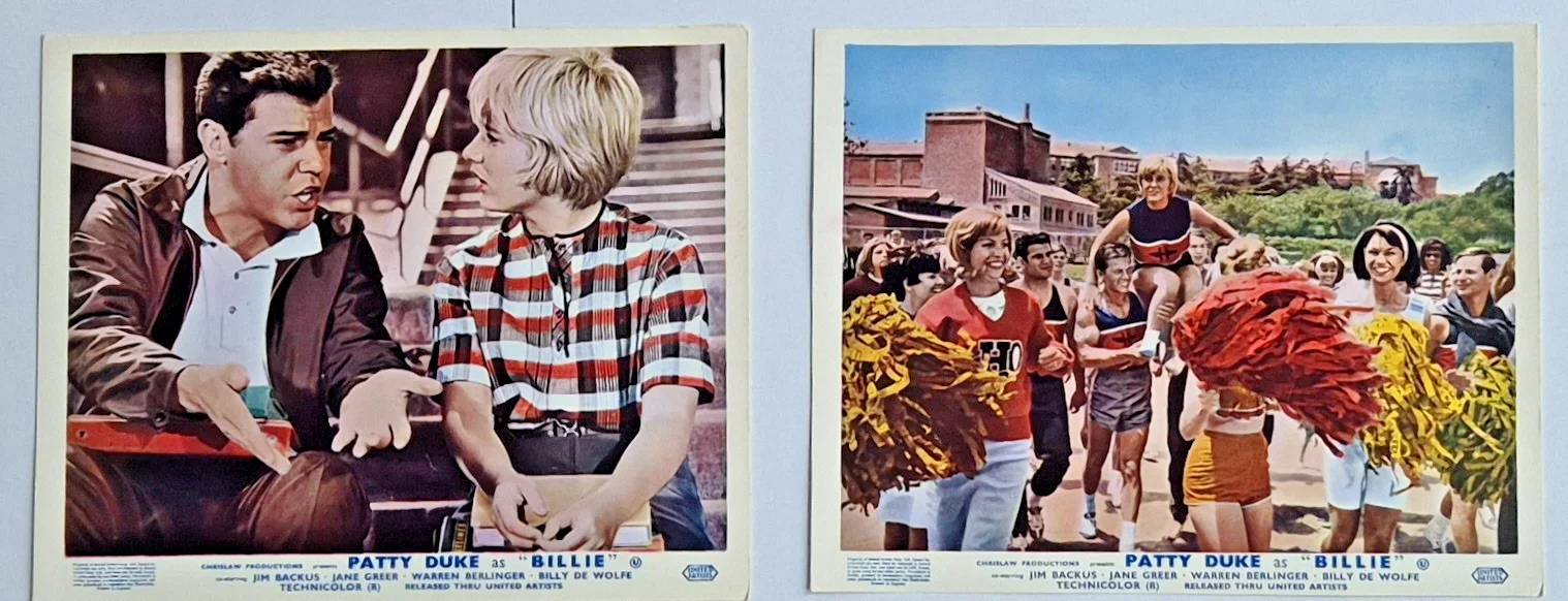 Lobby Card Set 10x8 - 1965 Billie - Patty Duke, Jim Backus, Jane Greer, изображение 2