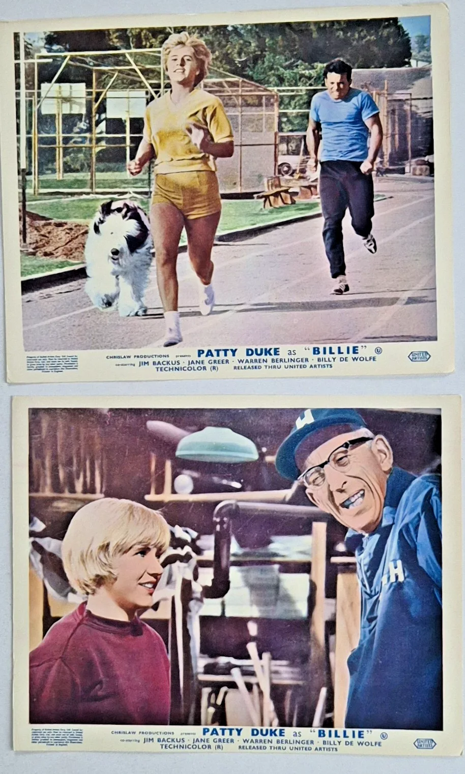 Lobby Card Set 10x8 - 1965 Billie - Patty Duke, Jim Backus, Jane Greer, изображение 5