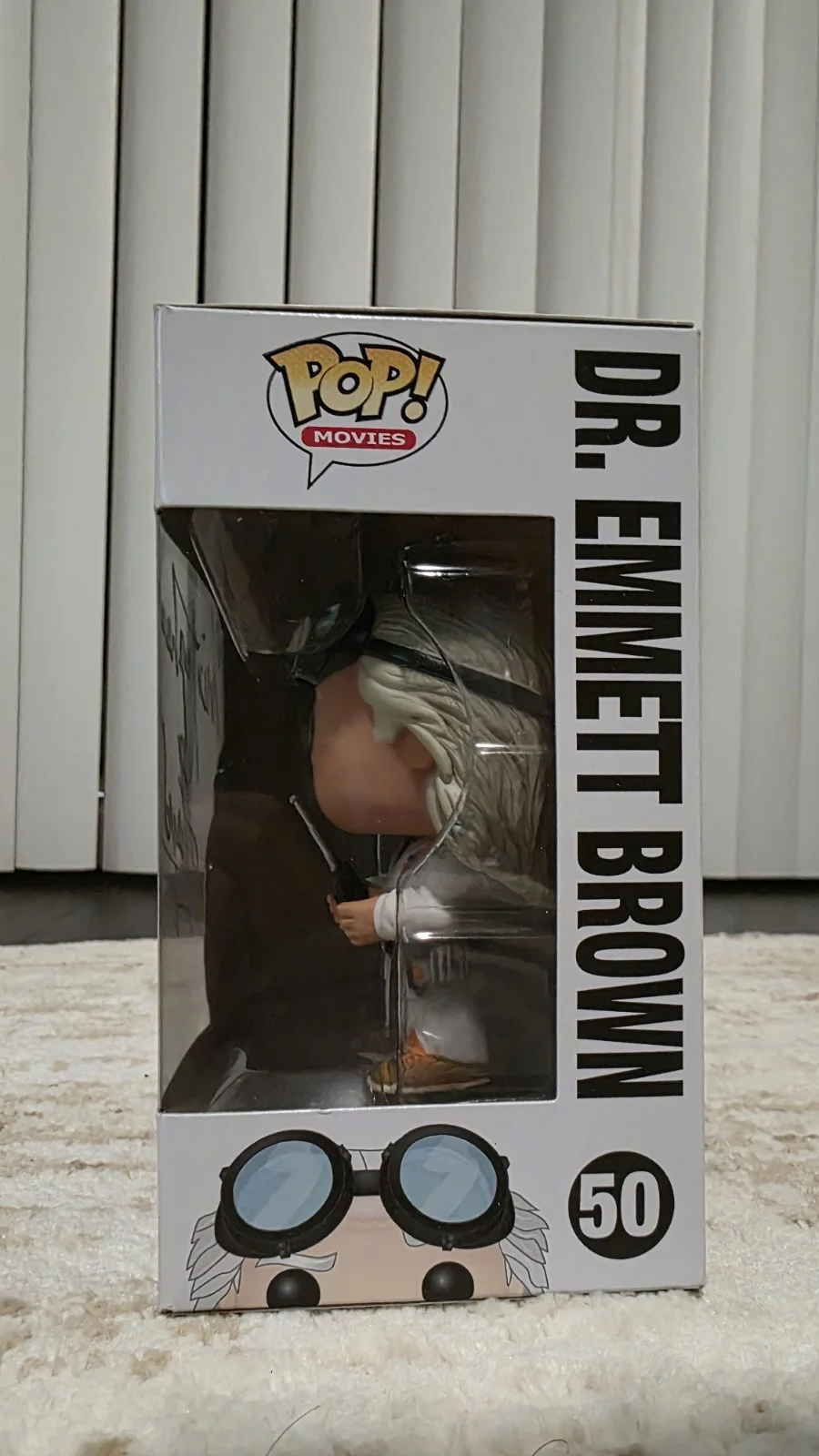 Christopher Lloyd — Christopher Lloyd Signed Doc With Helmet Funko Pop 50, image 5