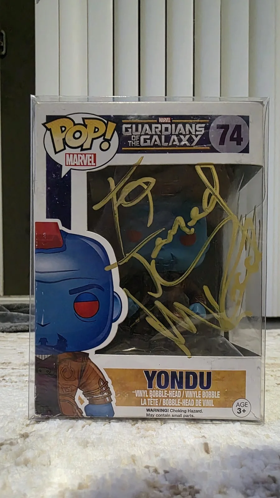 Michael Rooker — Michael Rooker Signed Yondu Guardians Of Galaxy Funko Pop 74