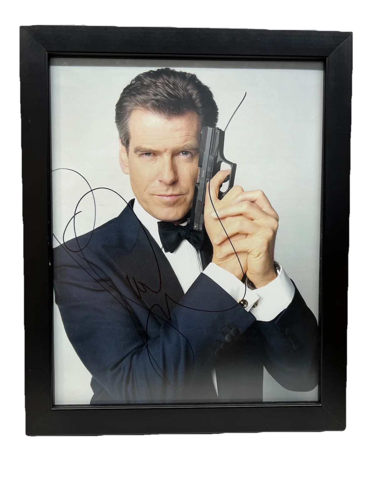 Pierce Brosnan — Pierce Brosnan 007 James Bond 11 X 14 Photograph COA Signed Framed, изображение 3