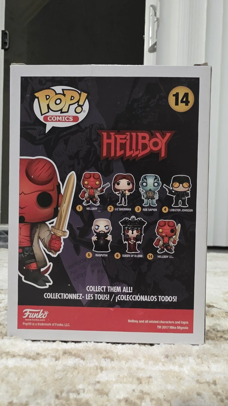 Ron Perlman — RON PERLMAN Signed Autographed PX Exclusives Funko POP 14 Hellboy, image 5