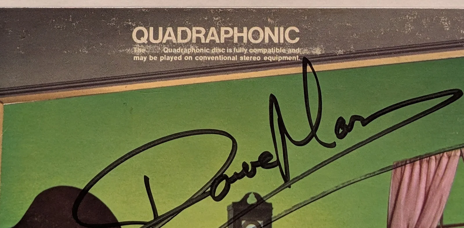 Dave Mason It's Like You Never Left SIGNED AUTOGRAPHED vinyl LP QUAD 1974, image 3