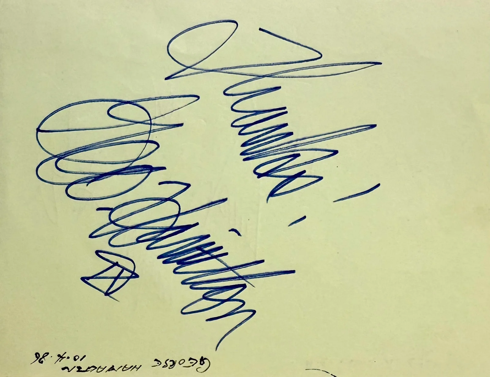 George Hamilton, Paul Henry — GEORGE HAMILTON & PAUL HENRY Dual Signed Autographed 4x5 ALBUM PAGE CROSSROADS, изображение 3