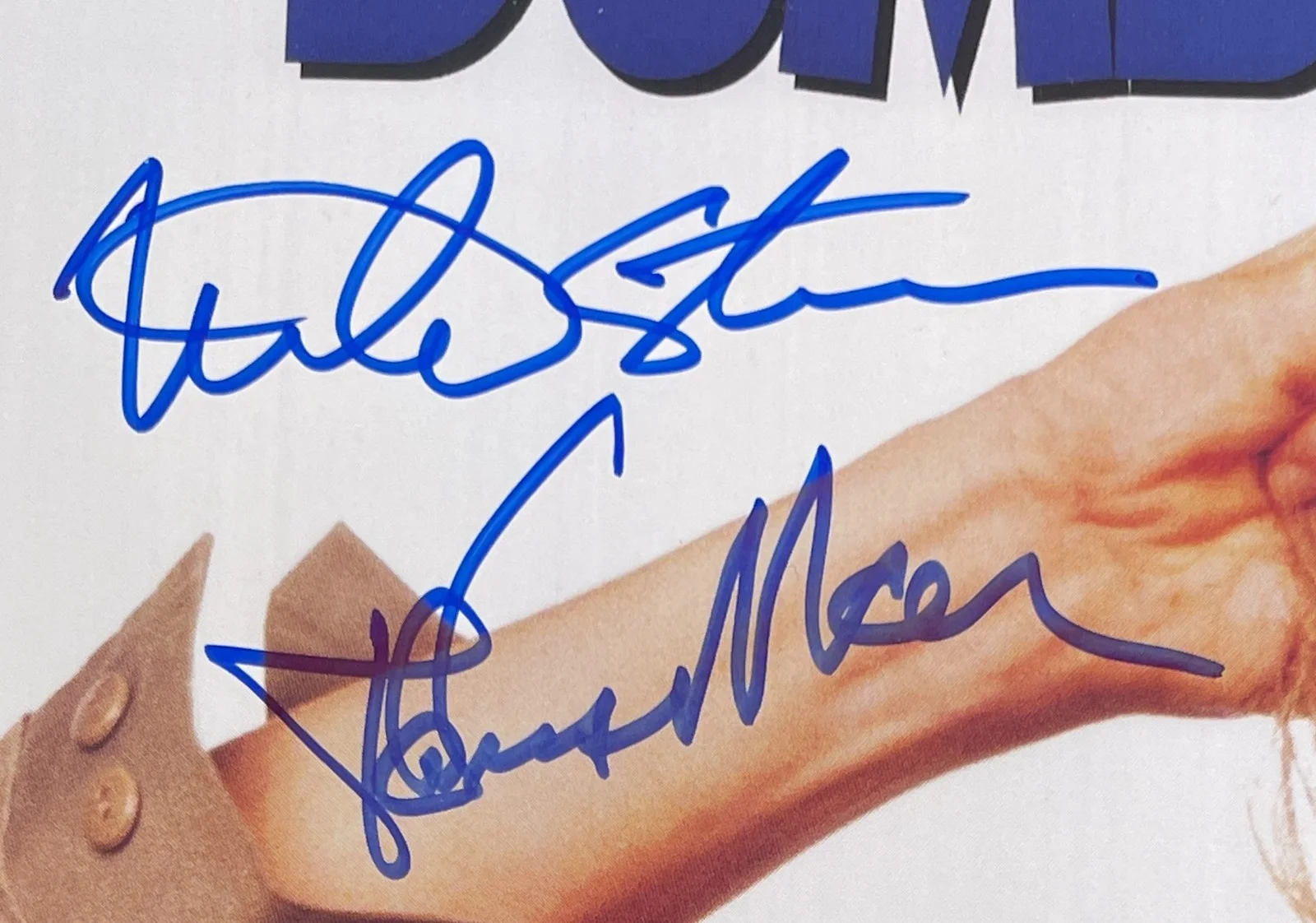 Mike Starr — Mike Starr Signed Dumb And Dumber 11x17 Movie Poster Jim Carrey Jeff Daniels COA, изображение 3