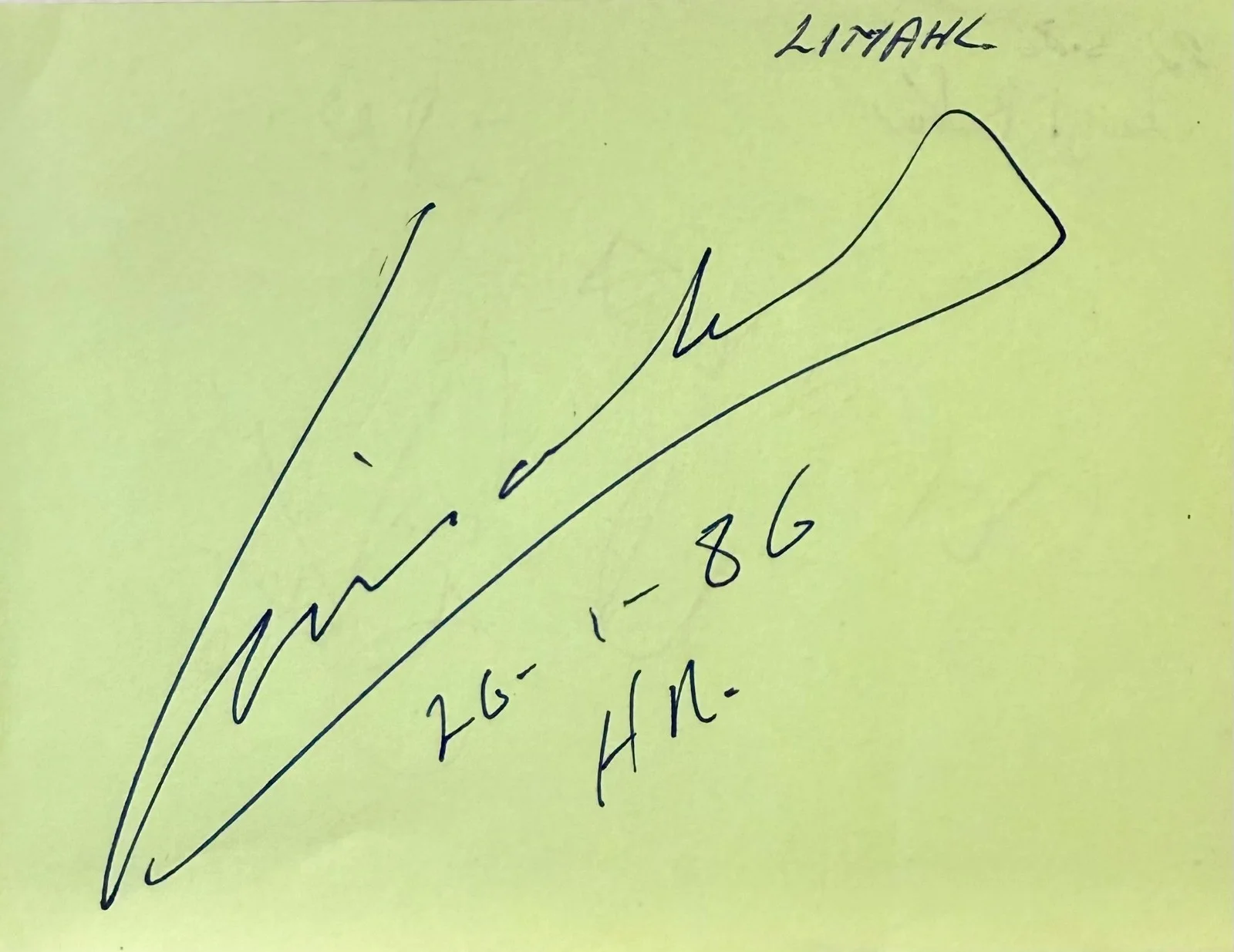 LIMAHL & CHERYL BAKER Dual Signed Autographed 4x5 ALBUM PAGE Kajagoogoo SINGER, image 3