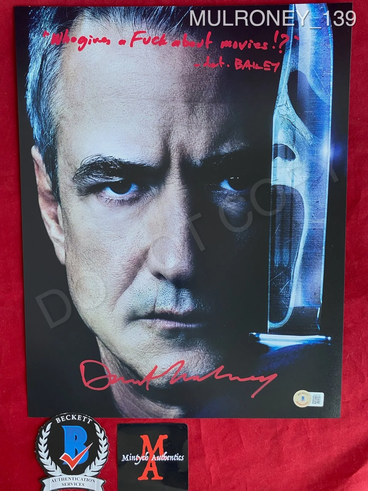 Dermot Mulroney — Dermot Mulroney autographed signed 11x14 photo Scream Detective Bailey Beckett