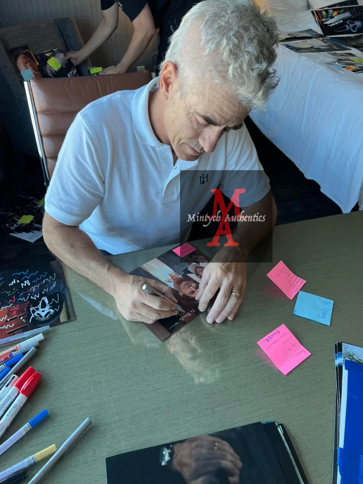 Dermot Mulroney — Dermot Mulroney autographed signed 11x14 photo Scream Detective Bailey Beckett, изображение 3