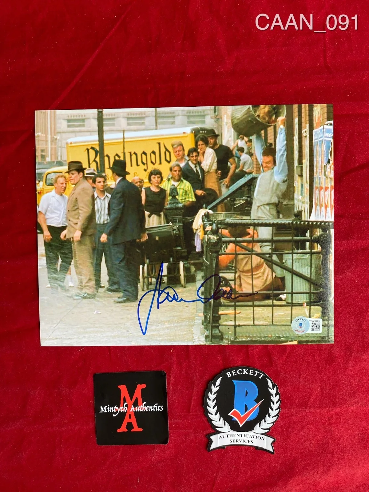 JAMES CAAN — James Caan autographed signed 8x10 photo The Godfather Beckett COA Sonny