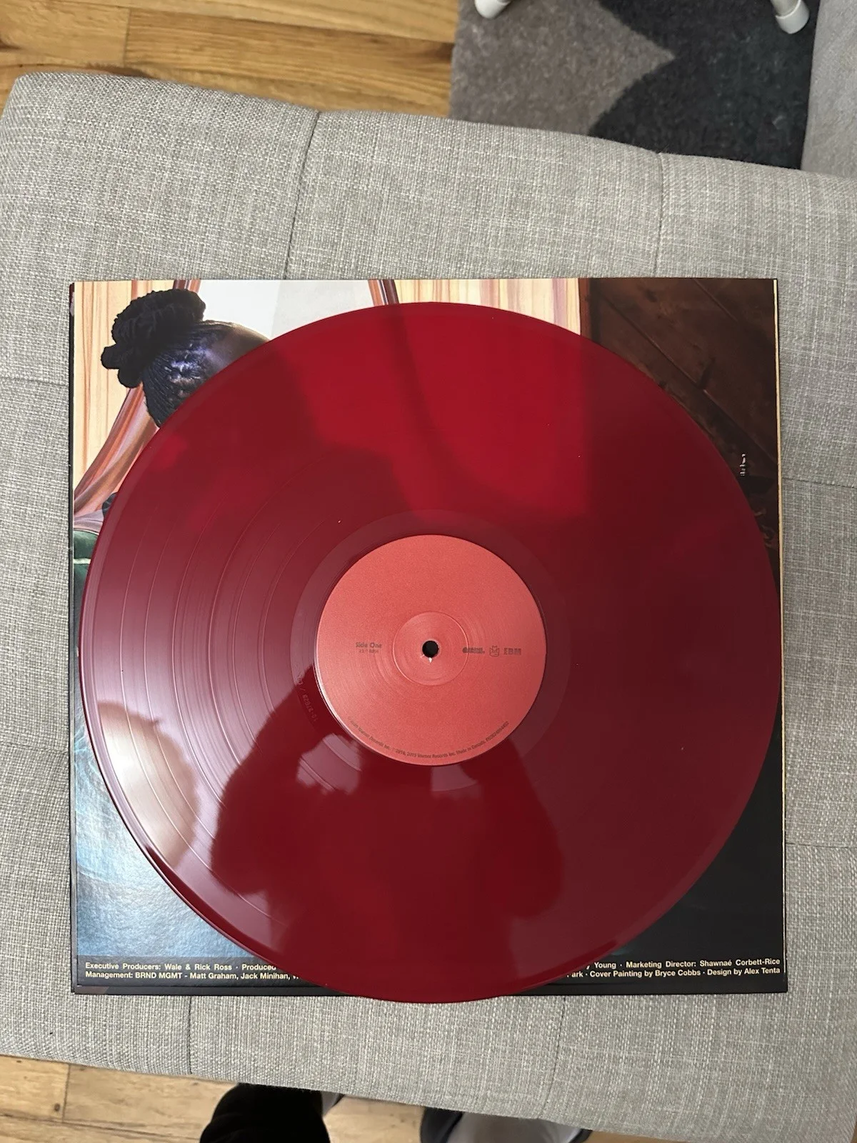 Wale Wow… That’s Crazy Vinyl Signed Autographed Red Limited Edition, image 3