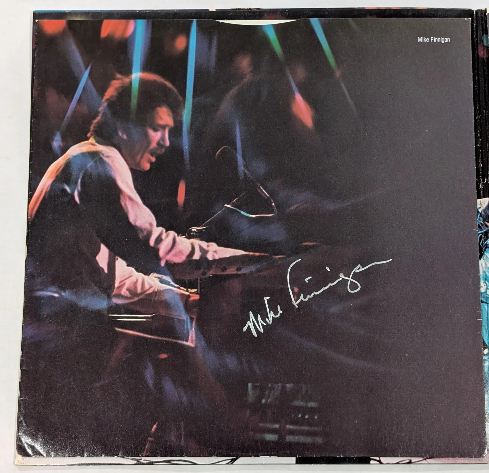 Dave Mason + Mike Finnegan SIGNED AUTOGRAPHED 2 vinyl LP Certified Live Columbia, изображение 4