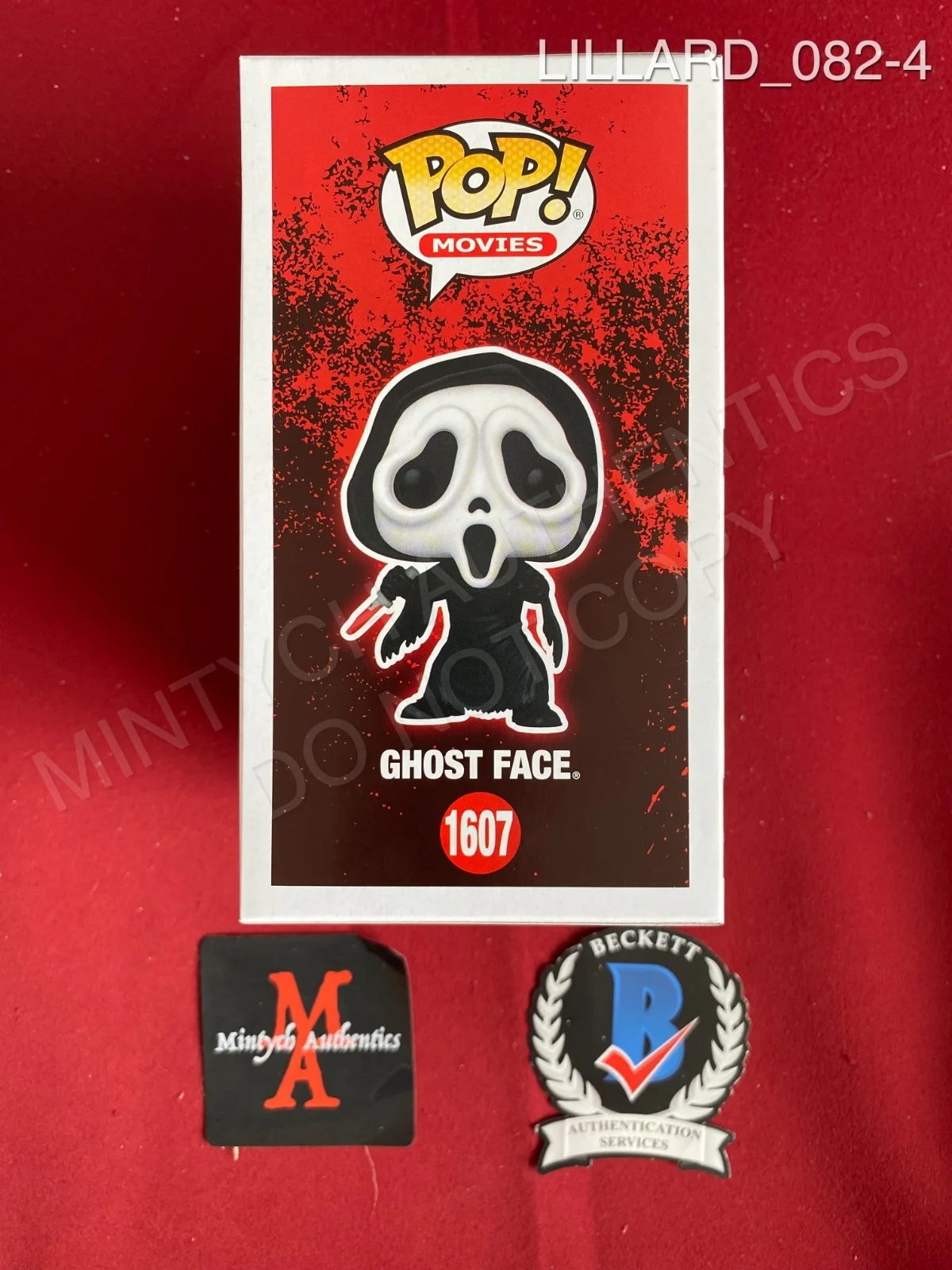 Matthew Lillard — Matthew Lillard autographed signed Scream Ghost Face Funko Pop #1607 Beckett, изображение 4