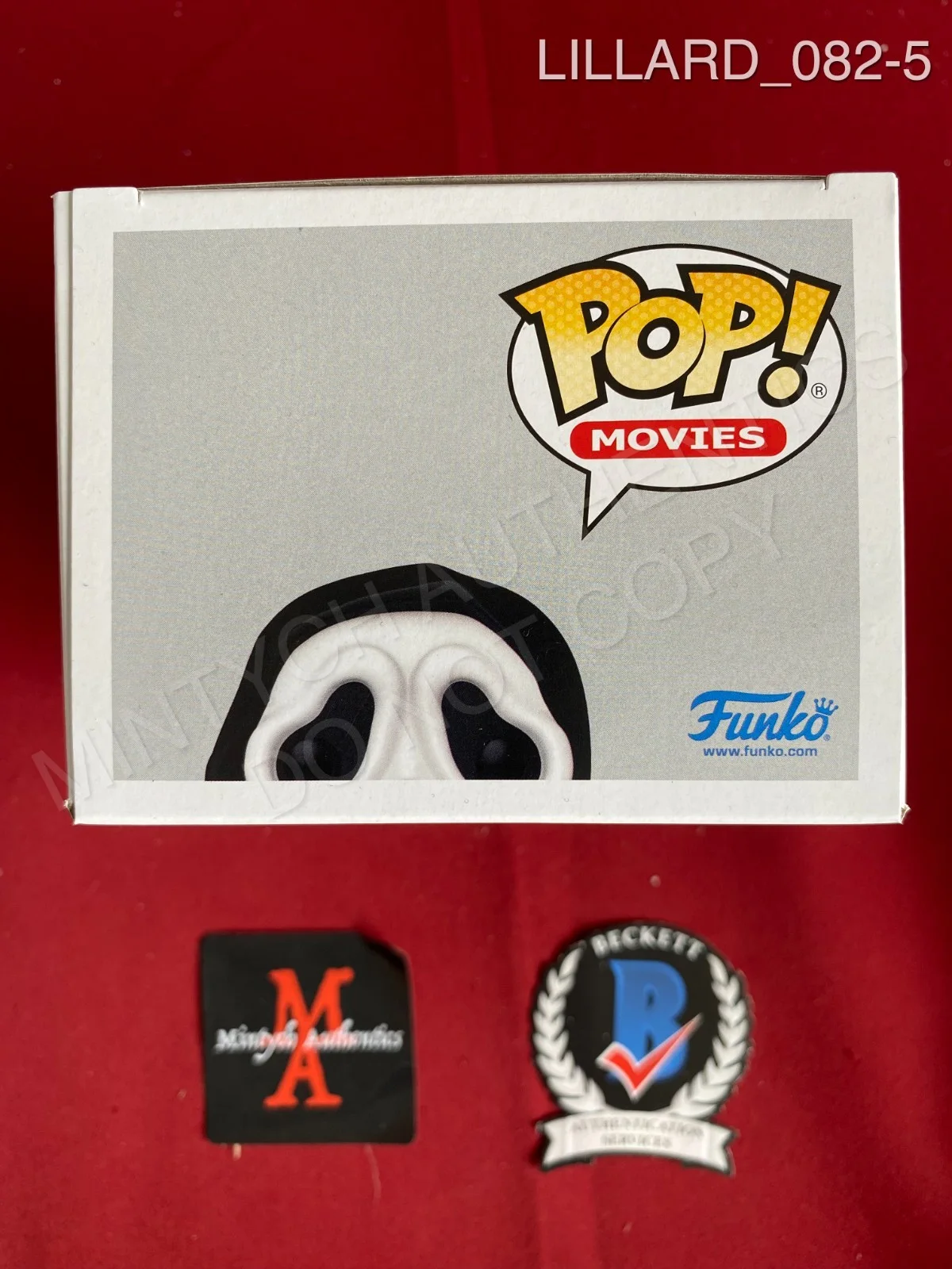 Matthew Lillard — Matthew Lillard autographed signed Scream Ghost Face Funko Pop #1607 Beckett, изображение 5