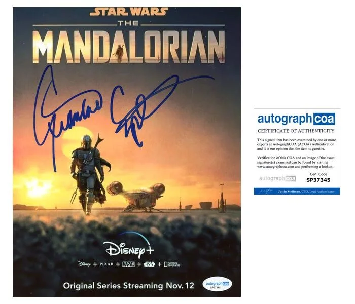 Giancarlo Esposito — Giancarlo Esposito "The Mandalorian" AUTOGRAPH Signed 8x10 Photo ACOA