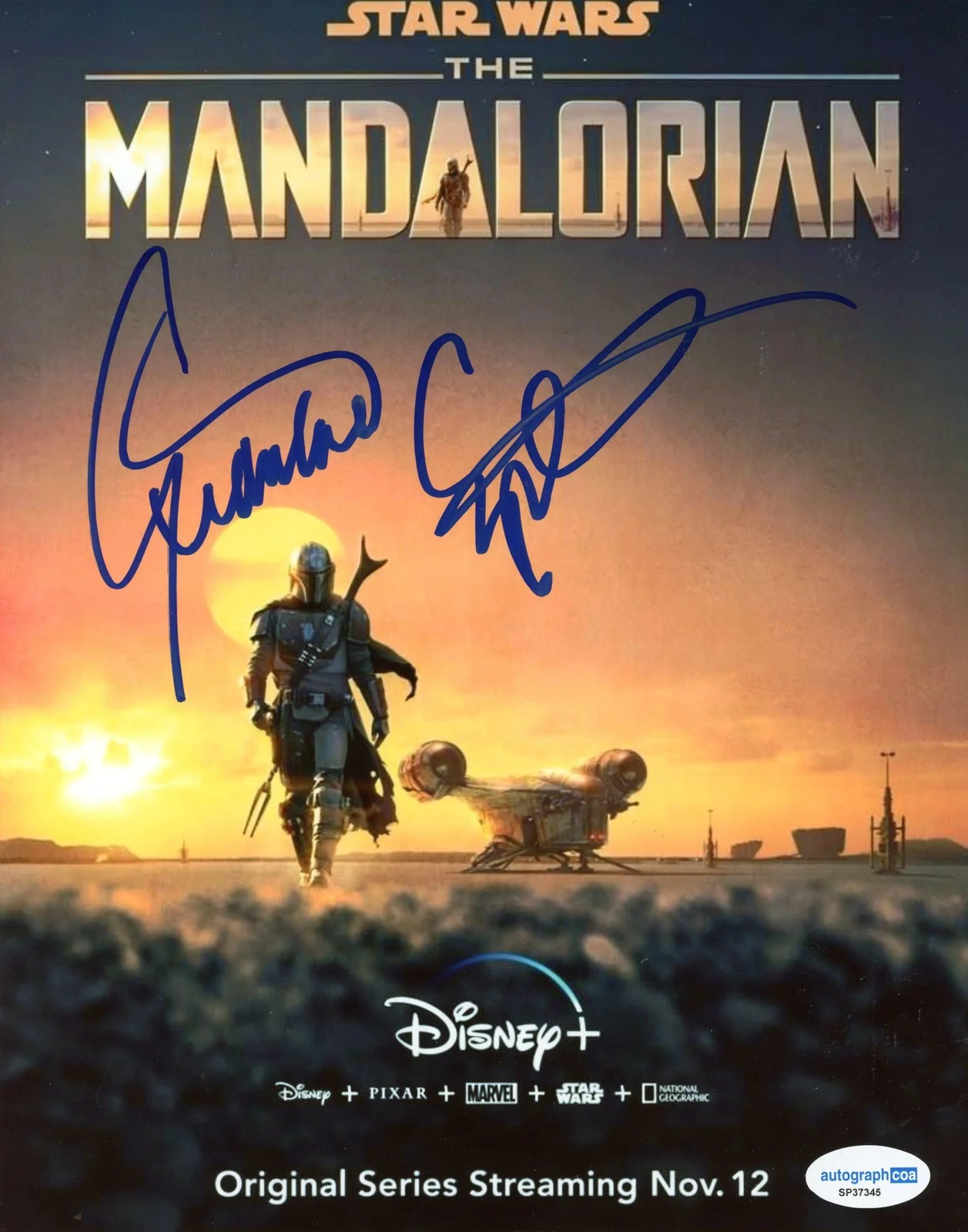 Giancarlo Esposito — Giancarlo Esposito "The Mandalorian" AUTOGRAPH Signed 8x10 Photo ACOA, изображение 2