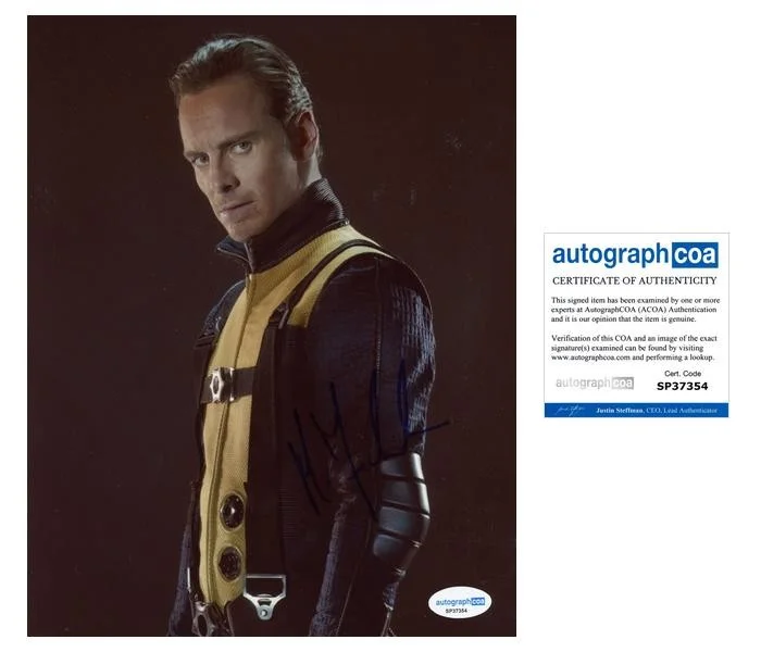 Michael Fassbender — Michael Fassbender "X-Men: First Class" AUTOGRAPH Signed Magneto 8x10 Photo ACOA