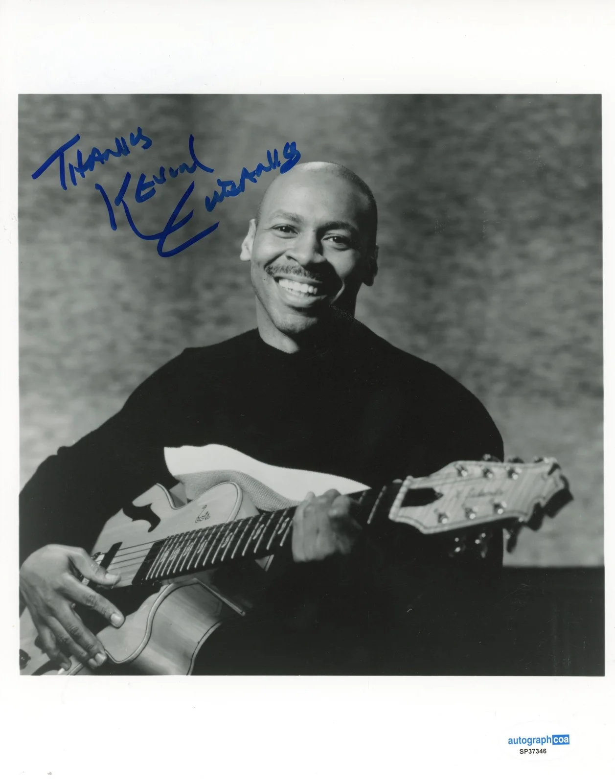 Kevin Eubanks — Kevin Eubanks "The Tonight Show" Bandleader AUTOGRAPH Signed 8x10 Photo B ACOA, image 2
