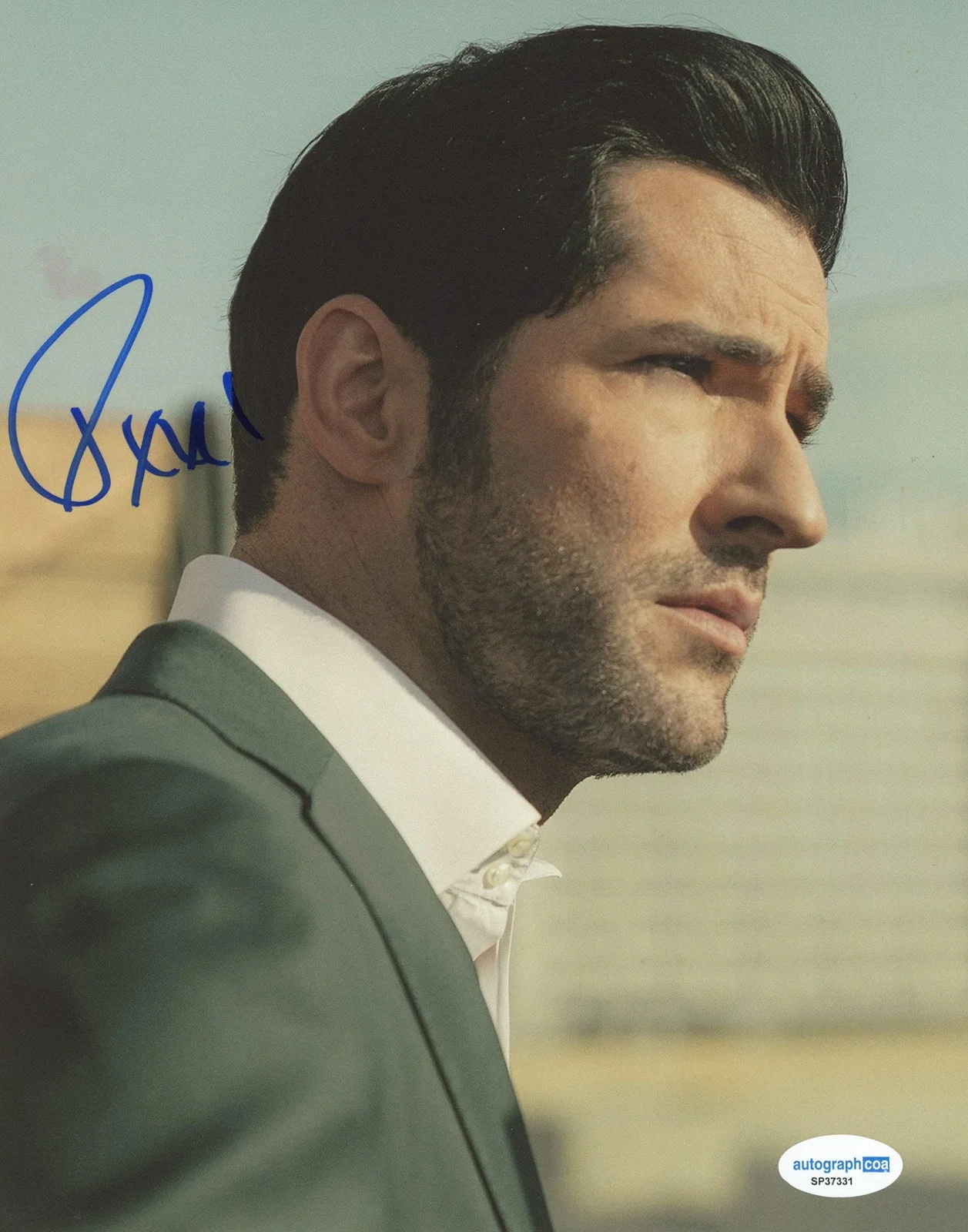 Tom Ellis — Tom Ellis "Lucifer" AUTOGRAPH Signed 'Lucifer Morningstar' 8x10 Photo ACOA, image 2