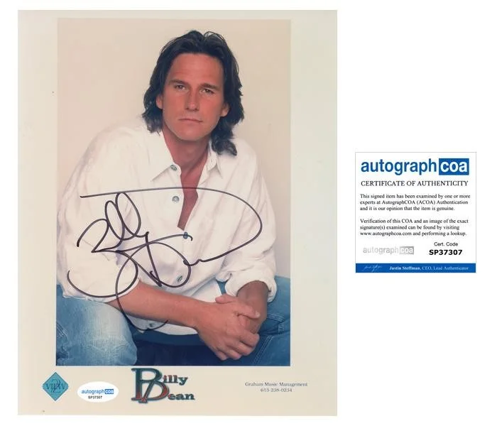 Billy Dean — Billy Dean "Somewhere in My Broken Heart" Singer AUTOGRAPH Signed 8x10 Photo