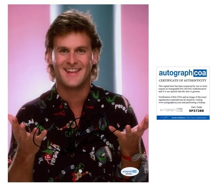 Dave Coulier — Dave Coulier "Full House" AUTOGRAPH Signed 'Joey Gladstone' 8x10 Photo C ACOA
