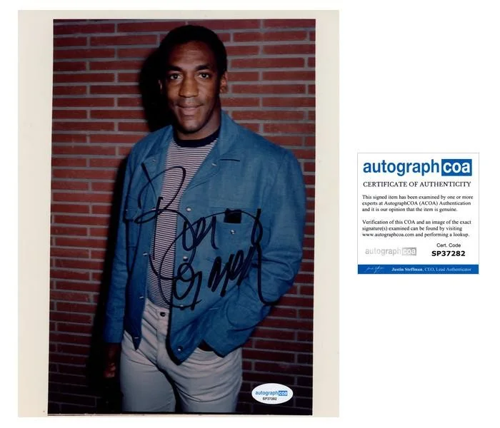 Bill Cosby — Bill Cosby "I Spy" AUTOGRAPH Signed Autographed Candid 8x10 Photo ACOA