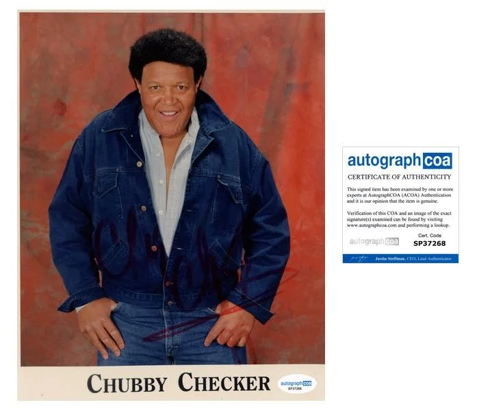 Chubby Checker — Chubby Checker "The Twist" Singer AUTOGRAPH Signed Autographed 8x10 Photo D ACOA