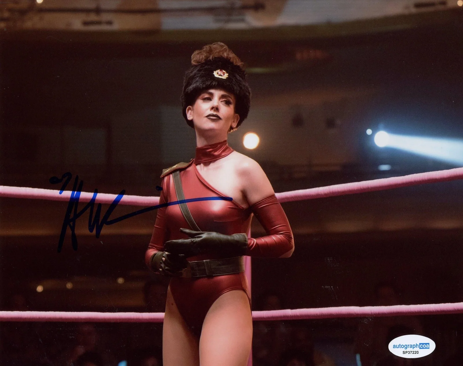 Alison Brie — Alison Brie "GLOW" Autograph SIGNED 'Ruth Wilder' Autographed 8x10 Photo B ACOA, изображение 2