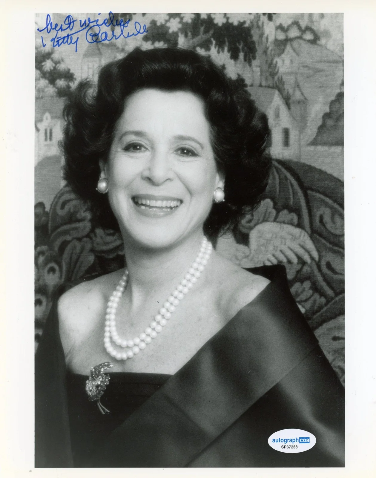 Kitty Carlisle — Kitty Carlisle "A Night at the Opera" AUTOGRAPH Signed 8x10 Photo ACOA, изображение 2