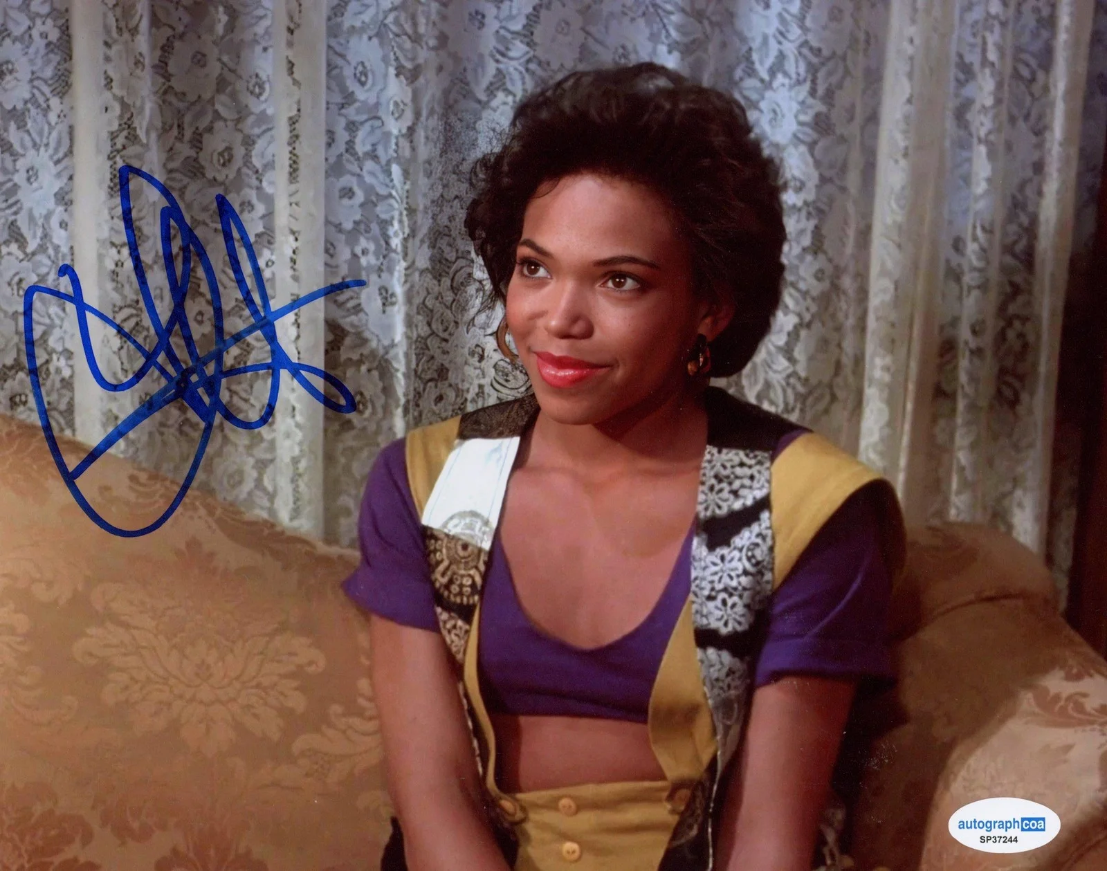 Tisha Campbell — Tisha Campbell "House Party" AUTOGRAPH Signed 'Sidney' 8x10 Photo E ACOA, image 2