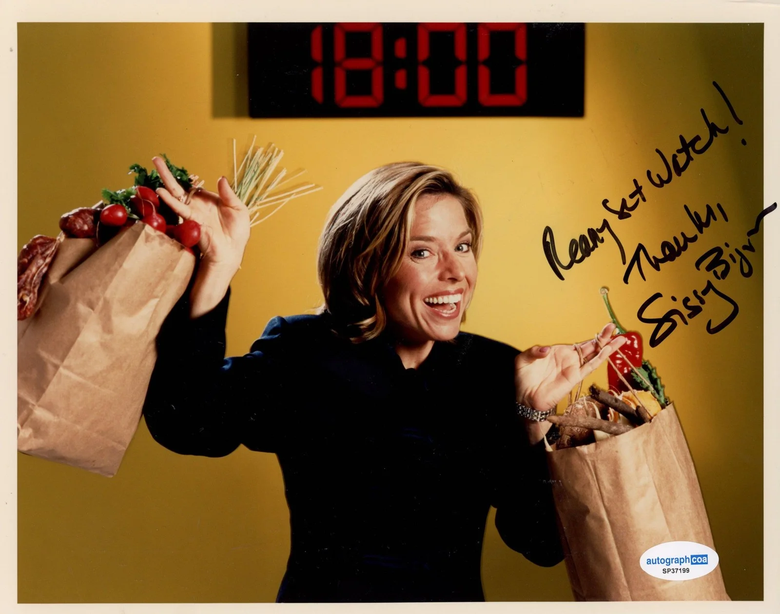 Sissy Biggers — Sissy Biggers "Ready Set Cook" Host AUTOGRAPH Signed Autographed 8x10 Photo ACOA, изображение 2