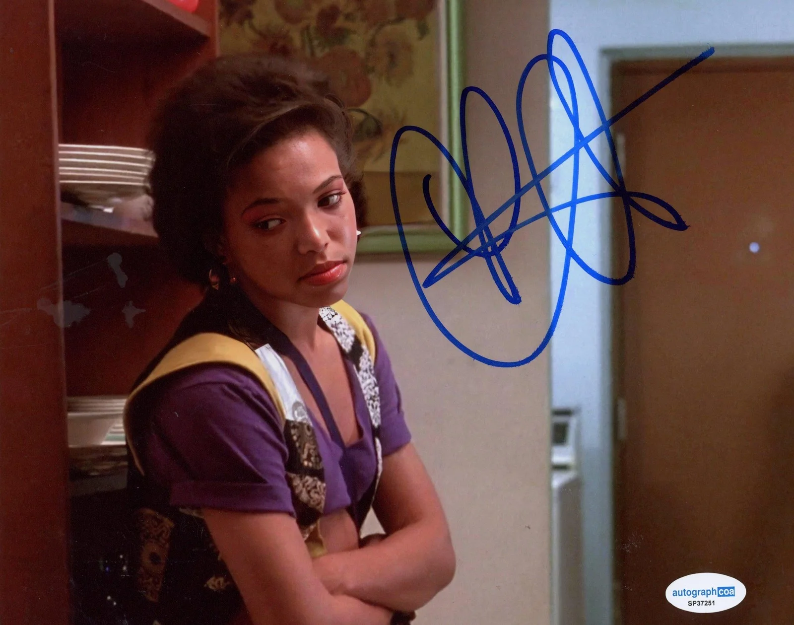 Tisha Campbell — Tisha Campbell "House Party" AUTOGRAPH Signed 'Sidney' 8x10 Photo C ACOA, изображение 2