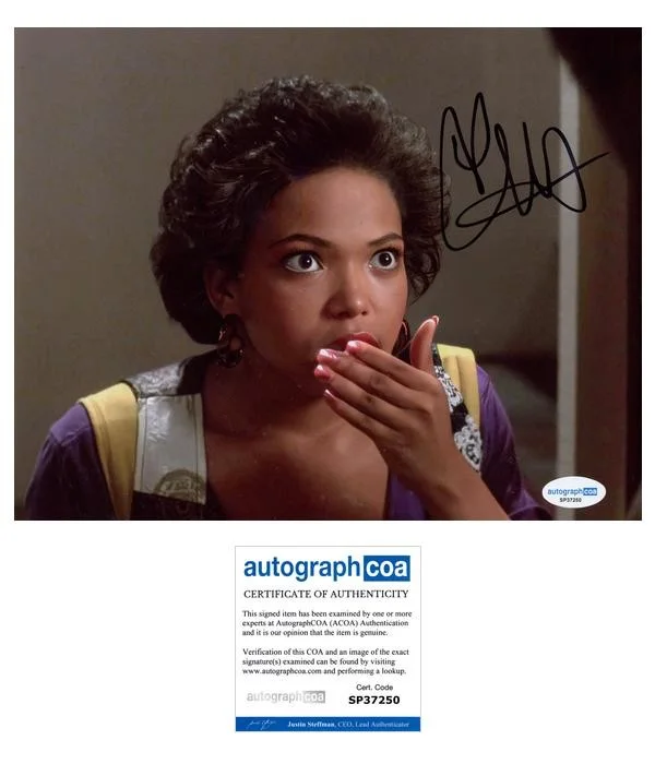 Tisha Campbell — Tisha Campbell "House Party" AUTOGRAPH Signed 'Sidney' 8x10 Photo D ACOA