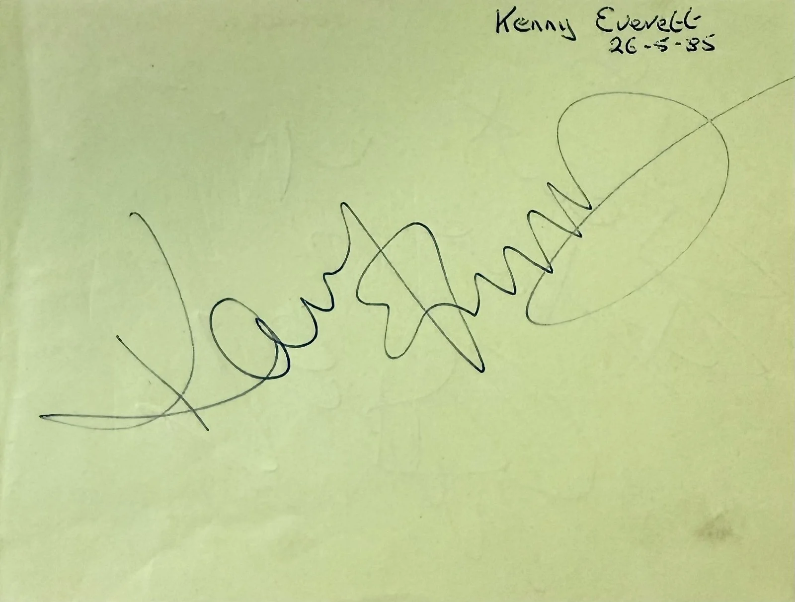 ENGELBERT HUMPERDINCK & KENNY EVERETT Signed Autograph 4x5 ALBUM PAGE RELEASE ME, image 4
