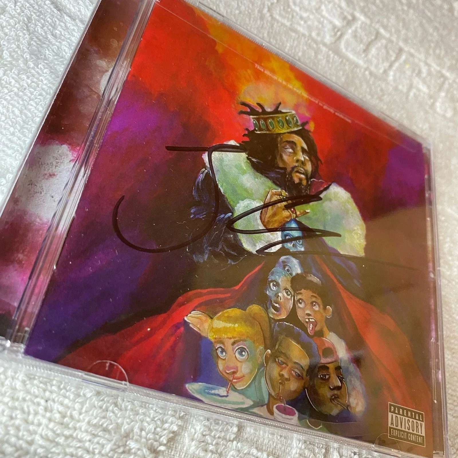 J Cole KOD CD Sealed Autographed Signed Hip Hop Album, image 3