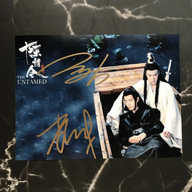 The Untamed 肖战 王一博 BJYX Xiao Zhan Wang Yibo Signed Autographed Photo Autograph#, изображение 2