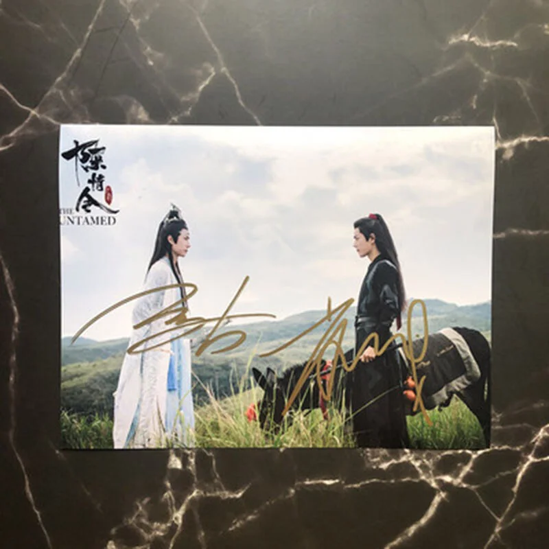 The Untamed 肖战 王一博 BJYX Xiao Zhan Wang Yibo Signed Autographed Photo Autograph#, изображение 3