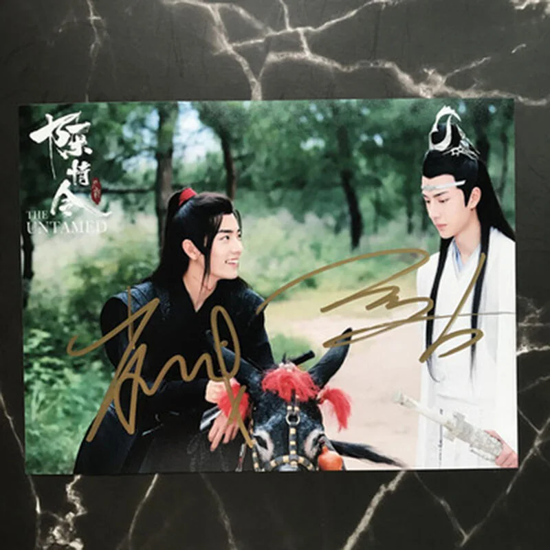 The Untamed 肖战 王一博 BJYX Xiao Zhan Wang Yibo Signed Autographed Photo Autograph#, изображение 4