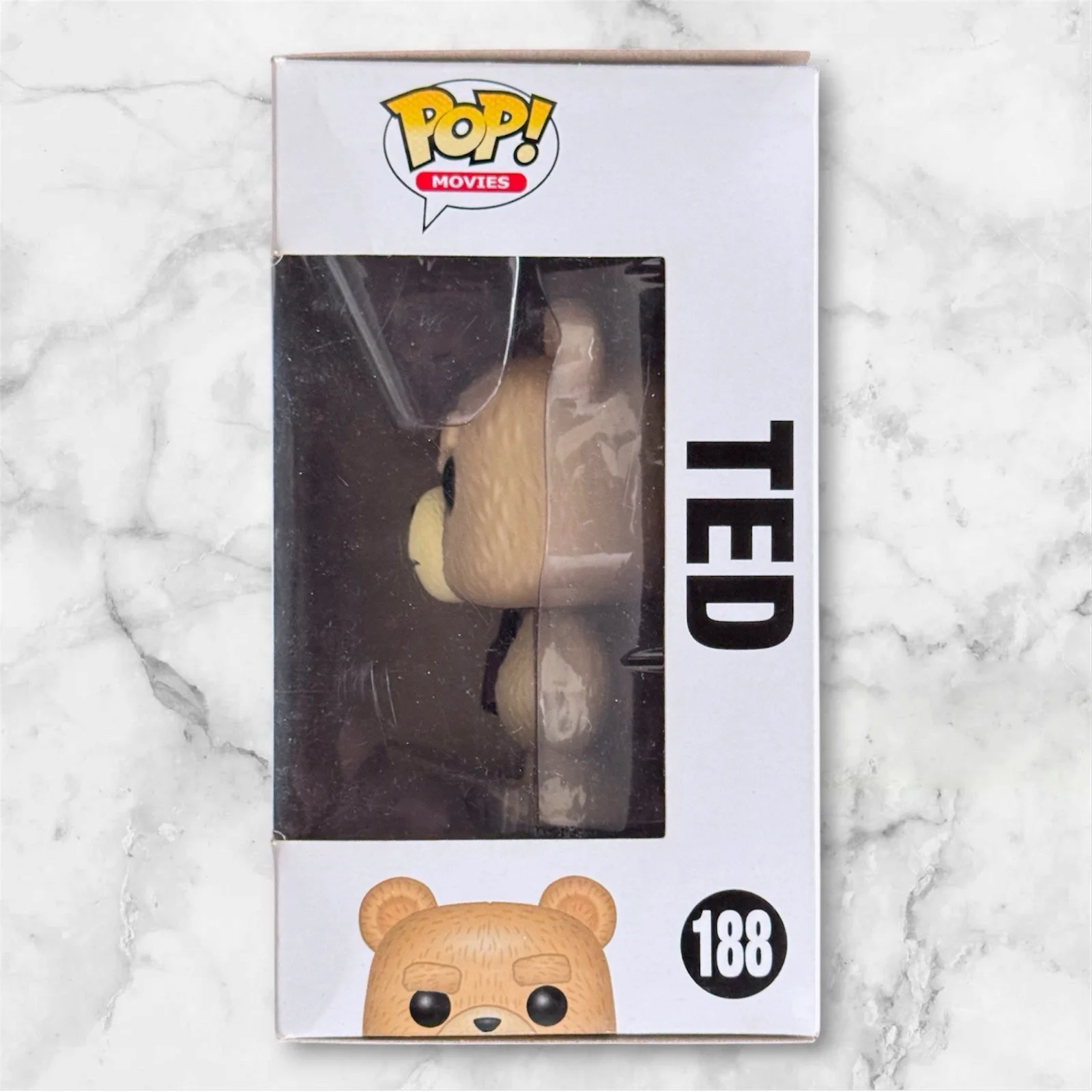 Mark Wahlberg — Mark Wahlberg Signed Autographed Ted 2 Funko Pop #188, image 2