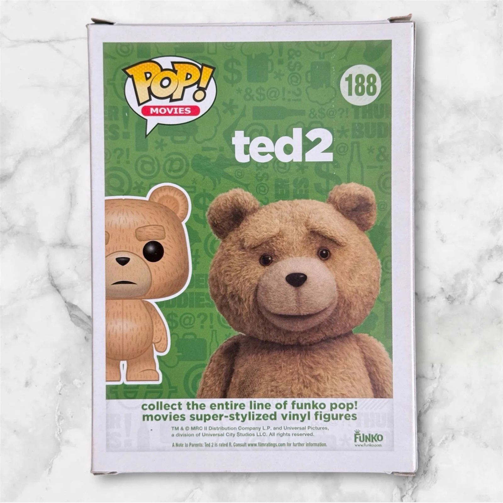 Mark Wahlberg — Mark Wahlberg Signed Autographed Ted 2 Funko Pop #188, image 3