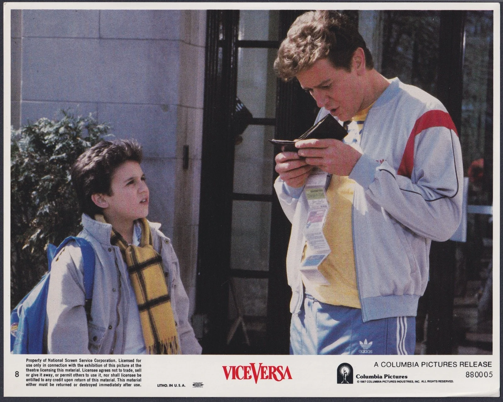 Vice Versa 8x ORIGINAL UK FOH Lobby Cards Fred Savage Judge Reinhold 1988, изображение 2