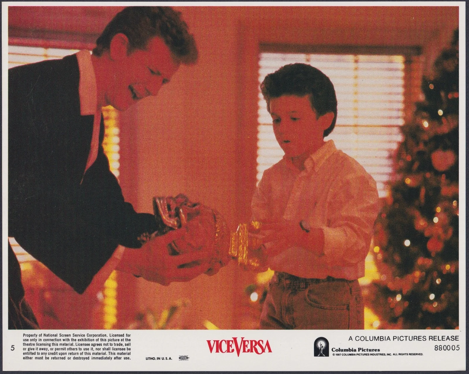 Vice Versa 8x ORIGINAL UK FOH Lobby Cards Fred Savage Judge Reinhold 1988, изображение 3