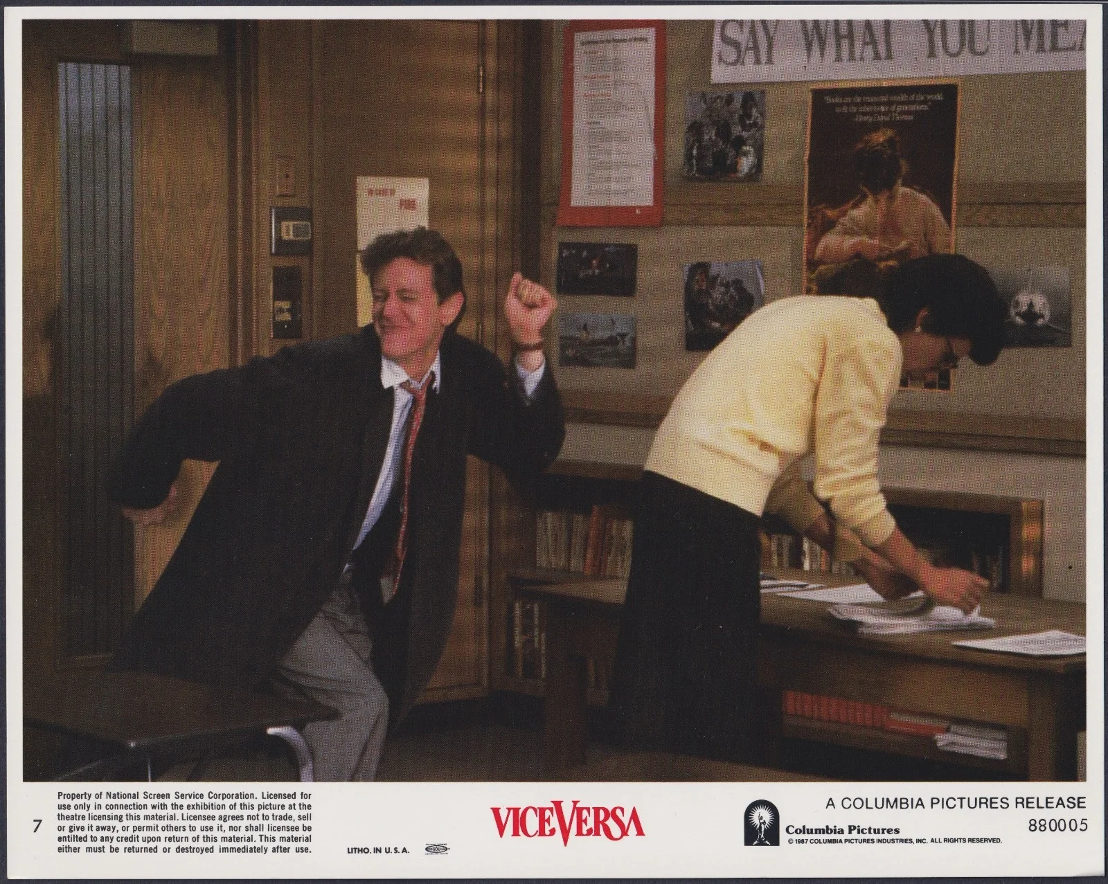 Vice Versa 8x ORIGINAL UK FOH Lobby Cards Fred Savage Judge Reinhold 1988, изображение 5
